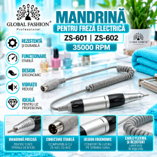 Mandrină pentru freza electrică ZS-601, ZS-602 35000 rpm, neagră