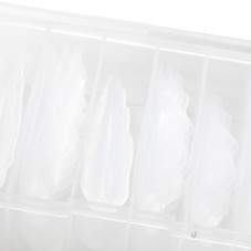 Tipsuri reutilizabile pentru extensia unghiilor, Global Fashion, „Butterfly Armor”, 120 buc., 15 mărimi