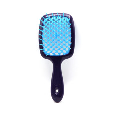 Perie de masaj pentru păr Superbrush Plus cu corp perforat în formă de fagure, culoare random