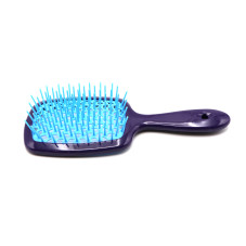 Perie de masaj pentru păr Superbrush Plus cu corp perforat în formă de fagure, culoare random