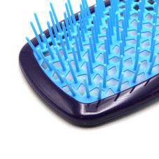 Perie de masaj pentru păr Superbrush Plus cu corp perforat în formă de fagure, culoare random