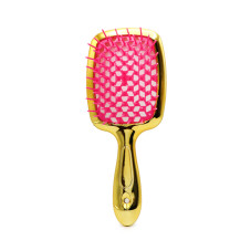Perie de masaj pentru păr Superbrush Plus cu corp perforat în formă de fagure, culoare random