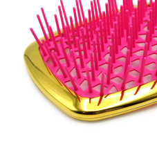 Perie de masaj pentru păr Superbrush Plus cu corp perforat în formă de fagure, culoare random