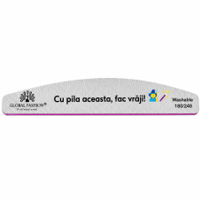 Pilă pentru unghii "Cu pila aceasta, fac vrăji" 180/ 240
