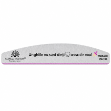 Pilă pentru unghii "Unghiile nu sunt dinți, cresc din nou" 180/ 240