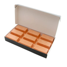 Film depilatory wax 500 g, orange, Global Fashion, Natural Wax Block