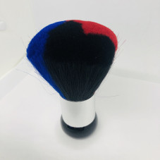 Brush for shaking off hair, three-color